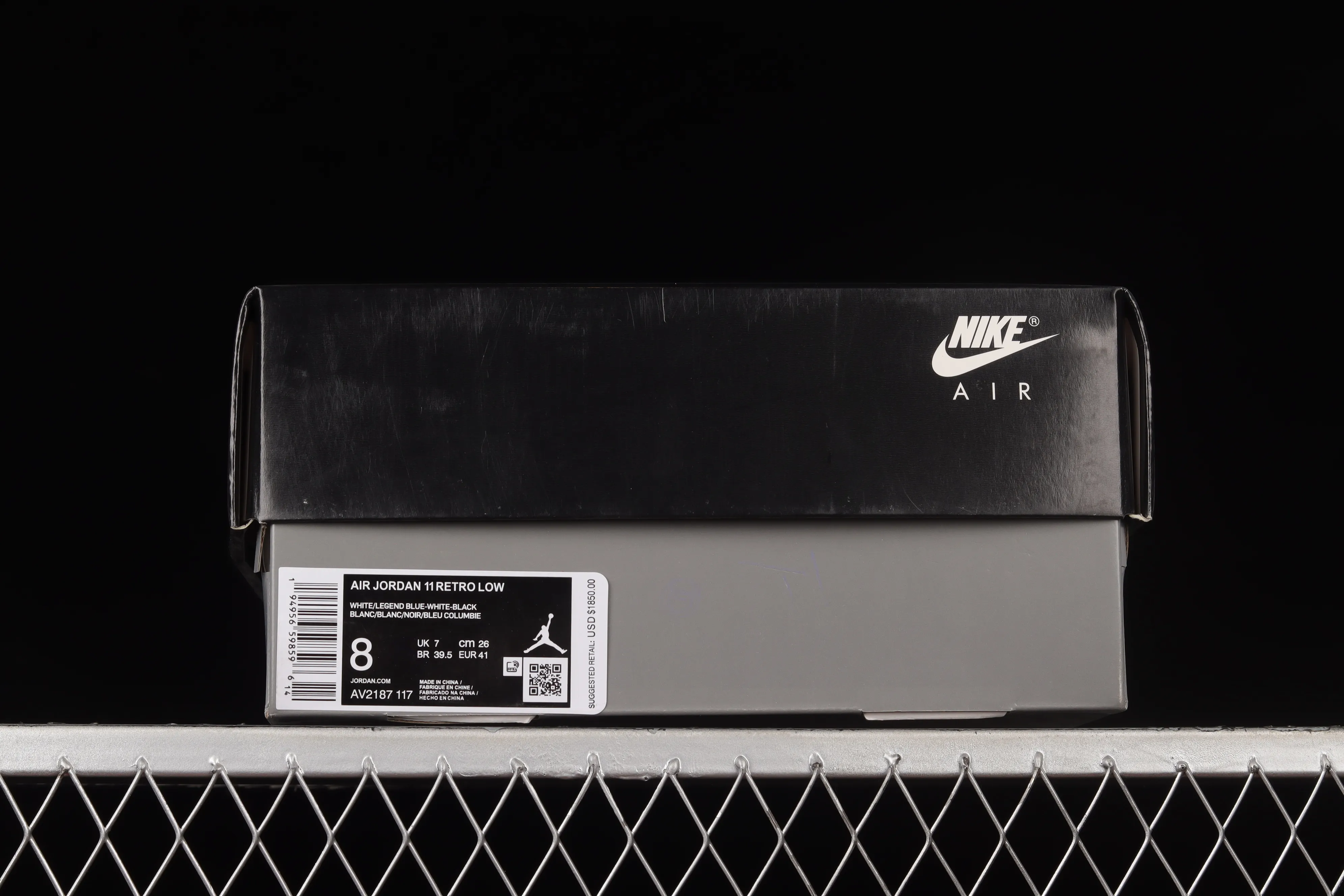 All categories Air Jordan Jordan series basketball shoes Air Jordan 11 F version Air Jordan 11 Low "Legend Blue" AJ11 Joe 11 Legend Blue Low-top top layer Real standard real carbon Sports culture basketball shoes AV2187-117